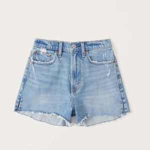 NWT Abercrombie High Rise Mom Shorts